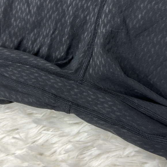 Lululemon Align Crop *21" Diverge Emboss Black - Picture 3 of 7